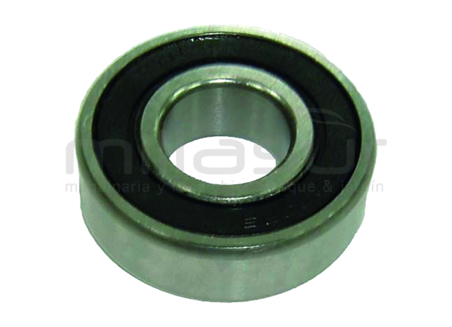 Sourcingmap, cuscinetti a sfera a gola profonda, 10 mm x 22 mm x 6 mm, doppio sigillato, in acciaio cromato, copertura blu, P6 (ABEC3), 2 pezzi